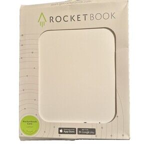 Rocketbook Core Reusable Smart Notebook 8.5" x 11" Lined Ruled 32 Pg, With Pen